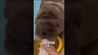 Why is this zookeeper milking a walrus?
