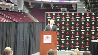 Newly Acquired Houston Rockets C Dwight Howard Introductory Press Conference