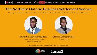 Northern Ontario Business Settlement Service &ndash; Official Launch Webinar