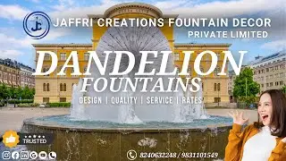 Trending Dandelion Water Fountain Ideas by Jaffri Creations | Water Fountain Project