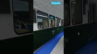 Roblox CTA  75th anniversary  blue line train  at Forest Park