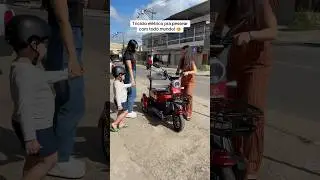 Triciclo el&eacute;trico para at&eacute; 3 pessoas Lupy! (21)99550-7788