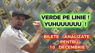 BILETE   ANALIZATE LA PARIURI SPORTIVE PLASATE LA SUPERBET  : AZI 10.12.2025