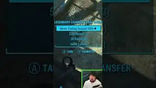 Fallout 4 Legendary Find: Never Ending Assault Rifle #shorts #gaming #fallout #fallout4