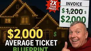 The $2,000 Average Ticket Blueprint for Christmas Lights