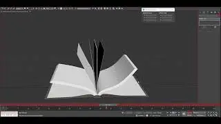 Book animation - 3D preview. Smooth page turning, book opening.