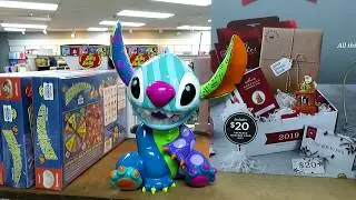 Lilo and Stitch figurine from the Disney Britto collection - hand-painted stone resin - 14'' height