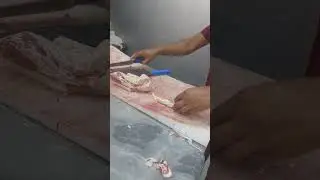 Faver meat cutting in my beautiful shop
