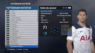 PES 2017 Data Pack 3 Totenham New Faces