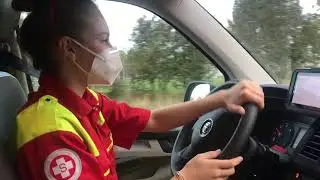 Ein typischer Dienst Tag beim Samariterbund