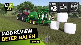 Farming Simulator 25 Mod Review | Ronde balen maken een makkie met deze mod?