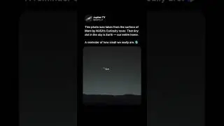 This Tiny Dot Is Earth &ndash; Seen From Mars 🌎 #shorts #space