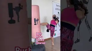 Punching Bag Tabata workout at home. #tabata #homeworkout #tabataworkout #cardiokickboxing