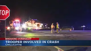 Suspects&rsquo; vehicle crashes into OSHP Trooper during Ross County pursuit