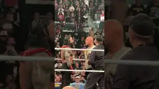 The rock acknowledge ronam reigns☝️ #shotrs #status #wwe #otc