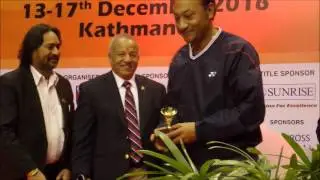 Nepal Internation series   Badmintion   Prize distrubution final day