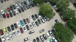Chinatown From above 4K Houston Drone footage
