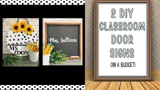 Decorations for Classroom Door | DIY Personalized Teacher Signs | Classroom Door Hanger