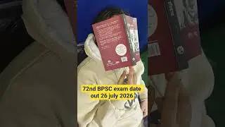 BPSC 72nd exam date out #successmind #civilservicemotivation  #trendingshorts #bpsc #viralvideo