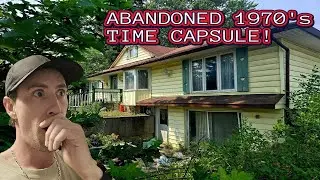 Я исследовал заброшенный дом-капсулу времени 1970-х годов.