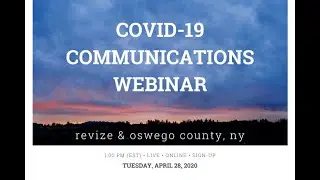 COVID-19 Communications with Oswego County, NY & Revize Webinar
