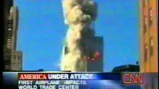 9/11 News Coverage:  8:46 AM: AA Flight 11 Hits 1 WTC