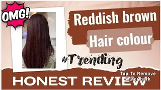 Reddish brown hair colour (hair botox) #trending #reddishbrownhaircolour #hair #hairstyle 
