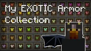 My ENTIRE Exotic Armor Collection (almost) | Hypixel Skyblock