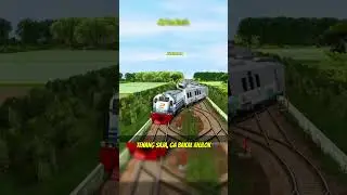 Wow !! Kereta Api Vs Rel Zigzag Berliku #keretaapi #keretaapiindonesia #train