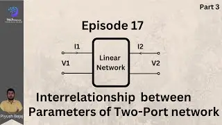 E17 | Interrelationship between parameters | Part 3 | Network Theory | ECE | Piyush Bajaj