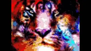 Drawing Colourful Tiger(Sandbox Coloring)