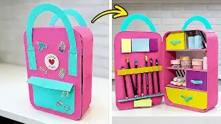 💖 SEVİMLİ MİNİ EL SANATLARI 📦 Eğlenceli Kağıt & Karton DIY Fikirleri! 🎨