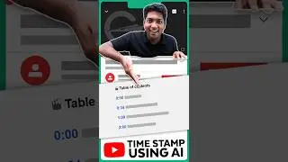 How to Create YouTube Timestamps Instantly 😮 #timestamps #aitool