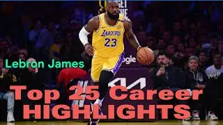 LeBron James&rsquo; Top 25 Career Highlights 👑🔥 #lebronjames #nbahighlights #basketballshorts