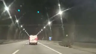 A uma luz no fim do túnel.  Túnel de morro alto, Maquiné