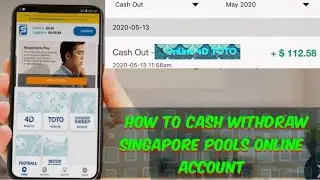 How to withdraw money Singapore pools online account | 4D | TOTO