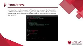 Working With Angular Form Controls, Form Groups, And Form Arrays | Chapter 6.4/10 | LearnCodeExpress