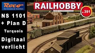 Roco NS 1101 & NS Plan D digitaal verlicht. Railhobby 391.