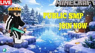🔴 LIVE | Building My First Base on a Cracked SMP 🔥 🌍 | Join & Play With Me! DAY -  1
