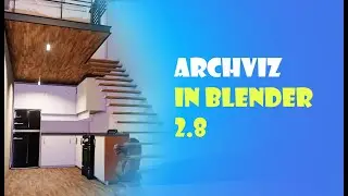 small apartment interior design in blender 2 8