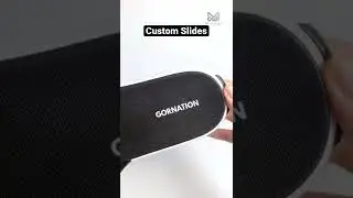 Custom slides | Print logo on shoes | Black & White⚫️⚪️ #shorts