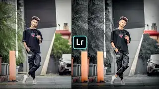 Urban Black Tone Lightroom Photo Editing| Lightroom mobile tutorial| dark tone presets download