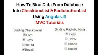 mvc dropdownlist checkboxlist binding using angularjs