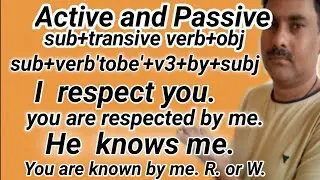 Spoken English mithilesh tiwari uploaded Active and Passive