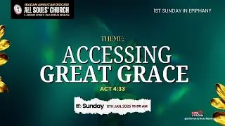 1ST SUNDAY IN EPIPHANY | ALL SOULS' CHURCH | SUN. 11TH JAN. 2026