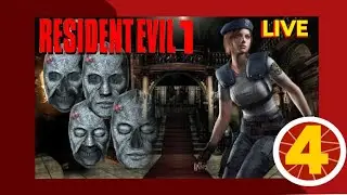 [ Resident evil 1 LIVE STREAM  ROAD to  R E 9 part 4 HUNT FOR THE MASKS