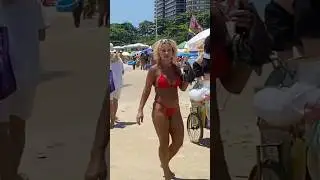 🇧🇷 Copacabana Beach Brazil Serene Views