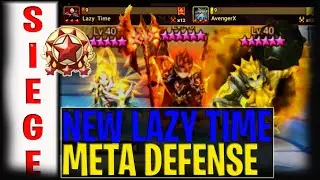 SIEGE TOURNAMENT START, First Battle VS Lazy Time and Avenger X - isengdudegame Summoners War