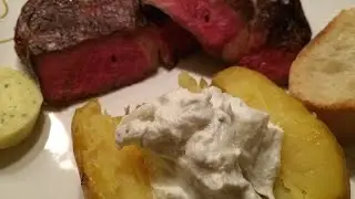 Grillkartoffeln mit Rosmarin-Knoblauch-Quark