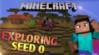 Exploring Temple of Notch Minecraft Seed 0 | MINECRAFT